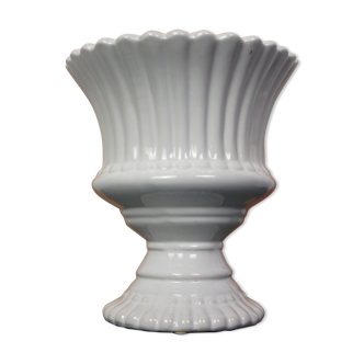 Medici vase in white porcelain