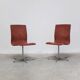 Early set of 4 'Oxford' swivel chairs by Arne Jacobsen for Fritz Hansen, 1966