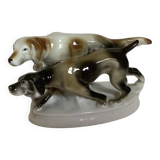 Chiens en porcelaine