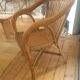 Vintage rattan chair by Belvisotti (famous Bordeaux brand)