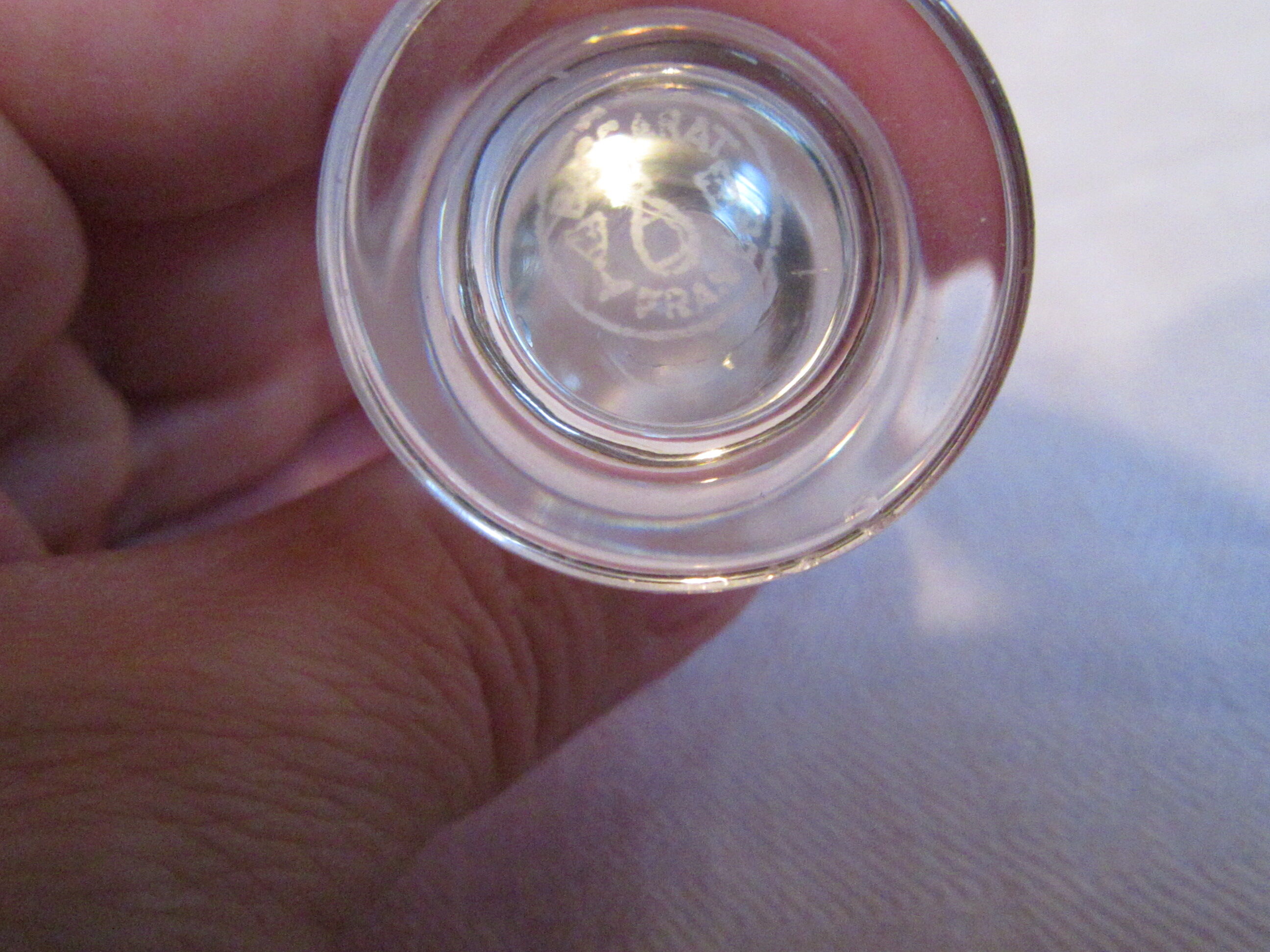 Baccarat crystal ashtray