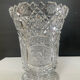 Vintage Bohemian crystal vase