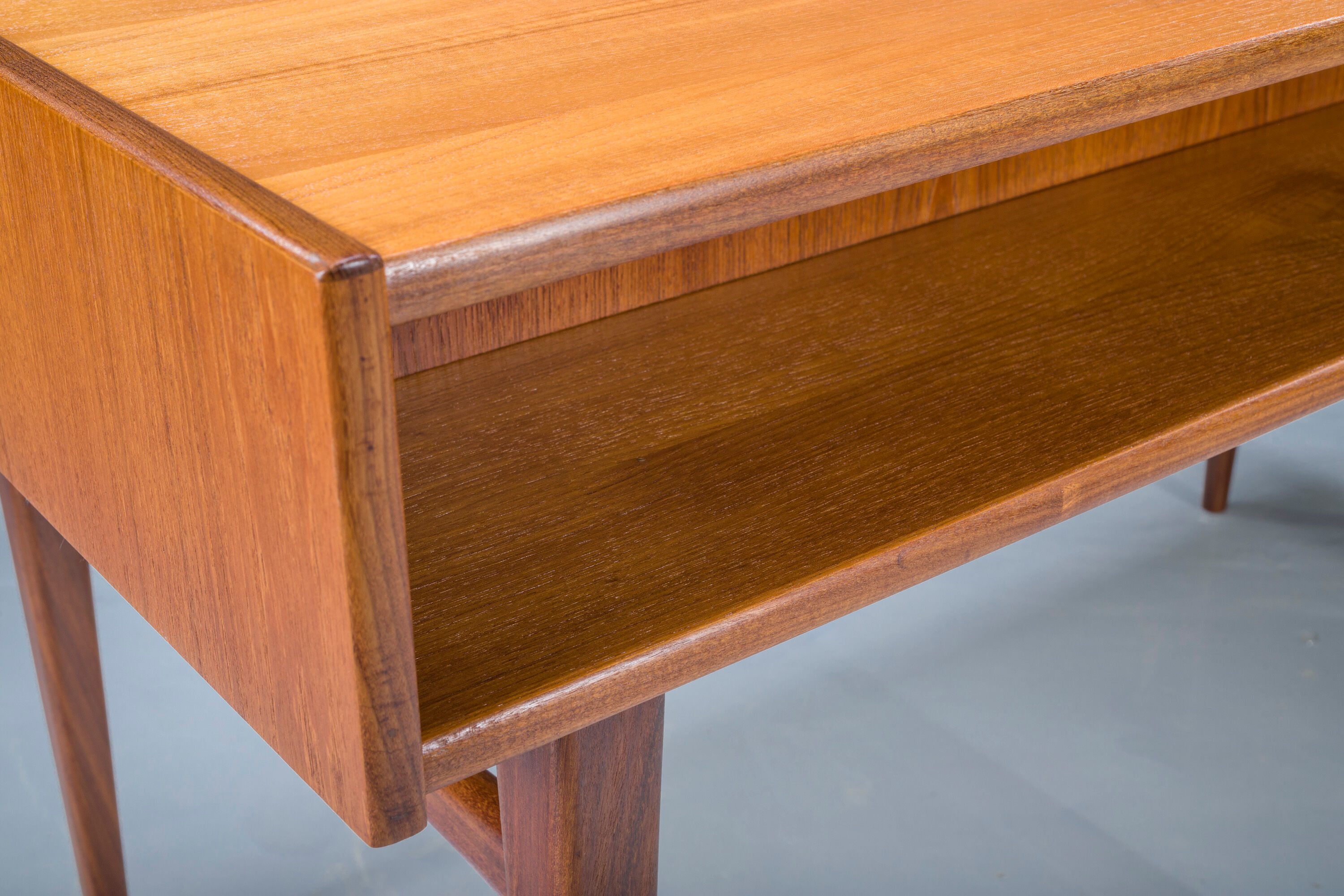 Mid-Century Teak Freestanding Desk from Bartels, 1960s