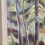 Original Swedish Oil on Canvas – “Forest” by Gottfrid Lård