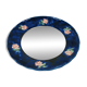 Ceramic wall mirror, Hindelanger-Keramik, Germany, 1960s.