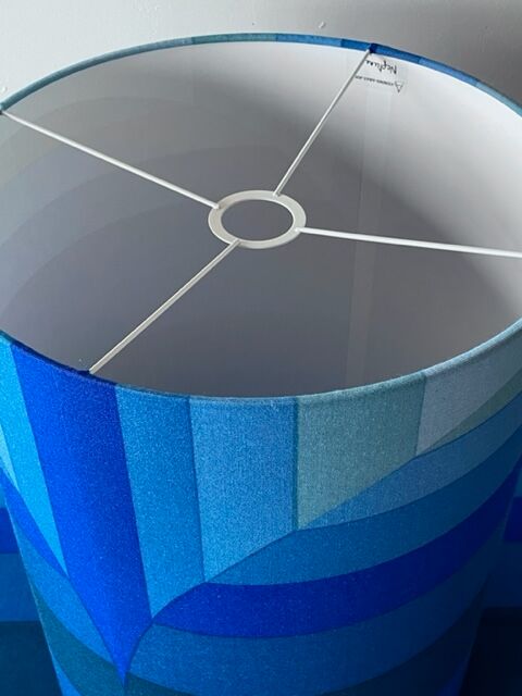 Lampshade Neptune H45 D35 - vintage fabric