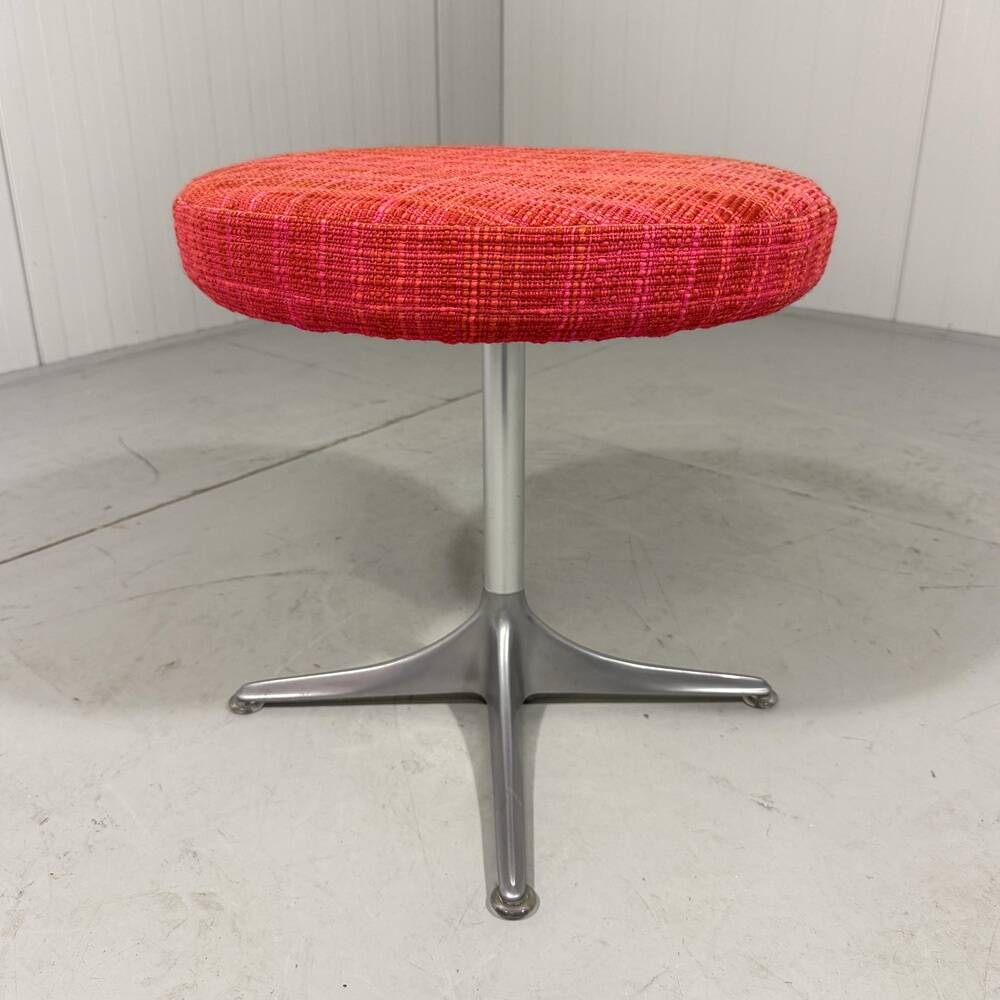 aluminium stool hocker by COR Germnany 1970,s