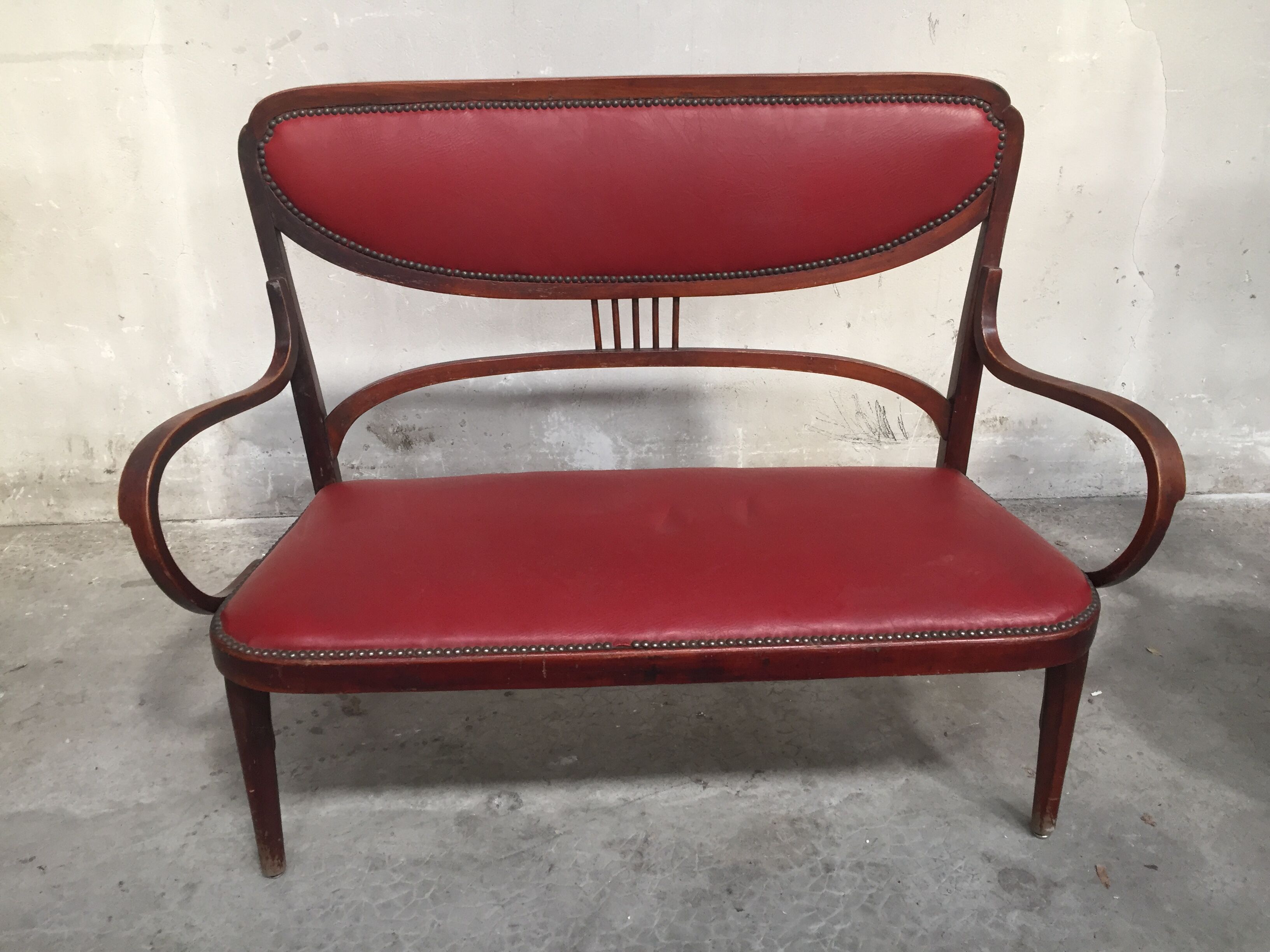 Seat and 2 armchairs 1900 Thonet
