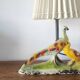 Lampe faisan Vintage