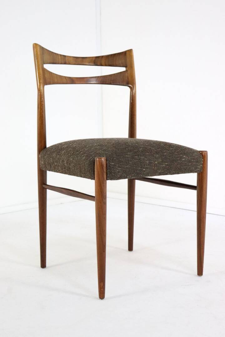 Set of 6 rosewood dining chairs 'Leinburg'