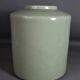 Pot or vase in cracked porcelain celadon Japan vintage 50/60s.