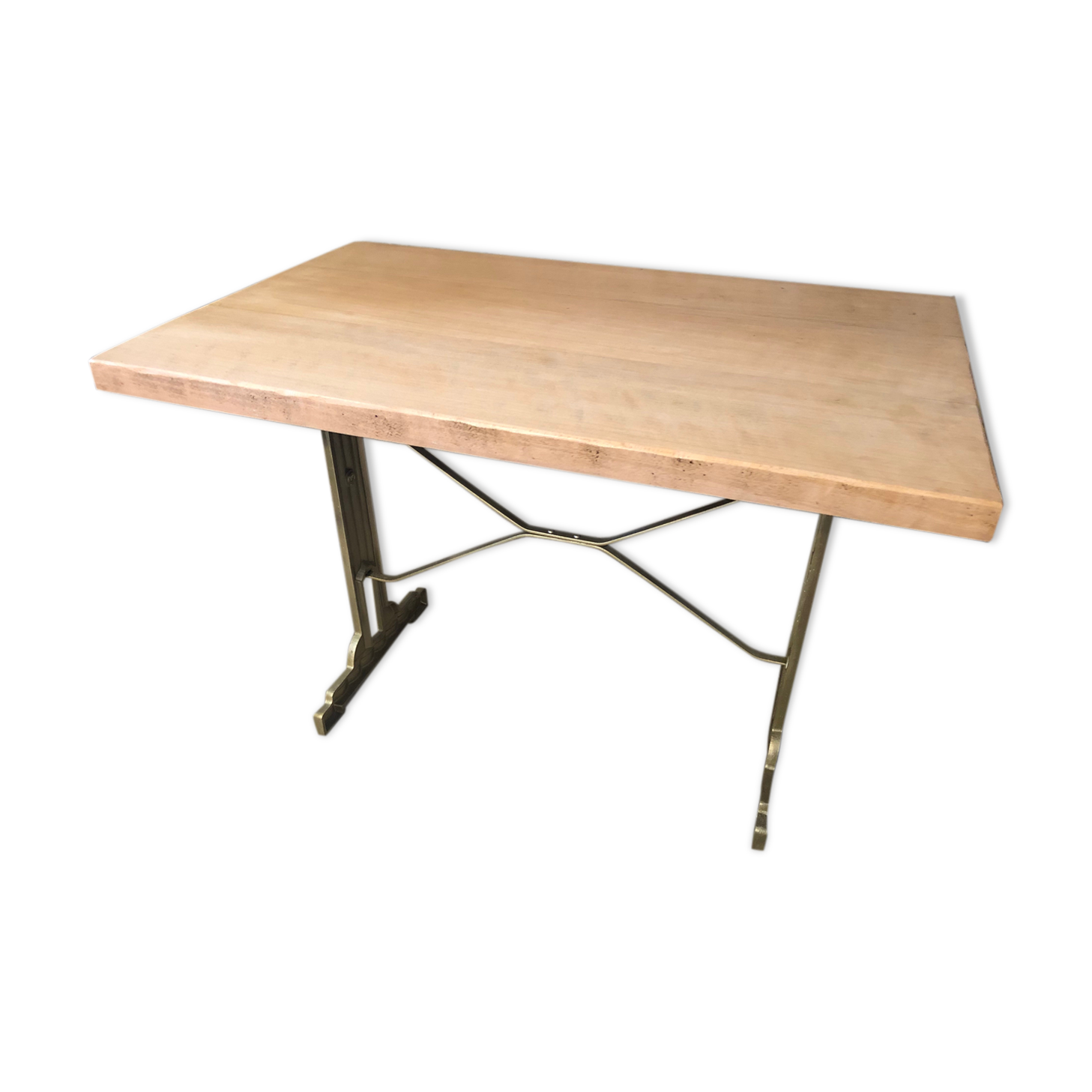 Louis Vuitton metal wood console table