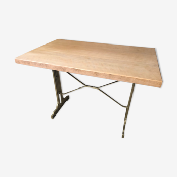 Louis Vuitton metal wood console table