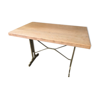 Louis Vuitton metal wood console table