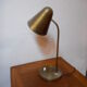 Hinged brass lamp