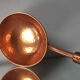 Copper ladle with rosewood handle mid century denmark