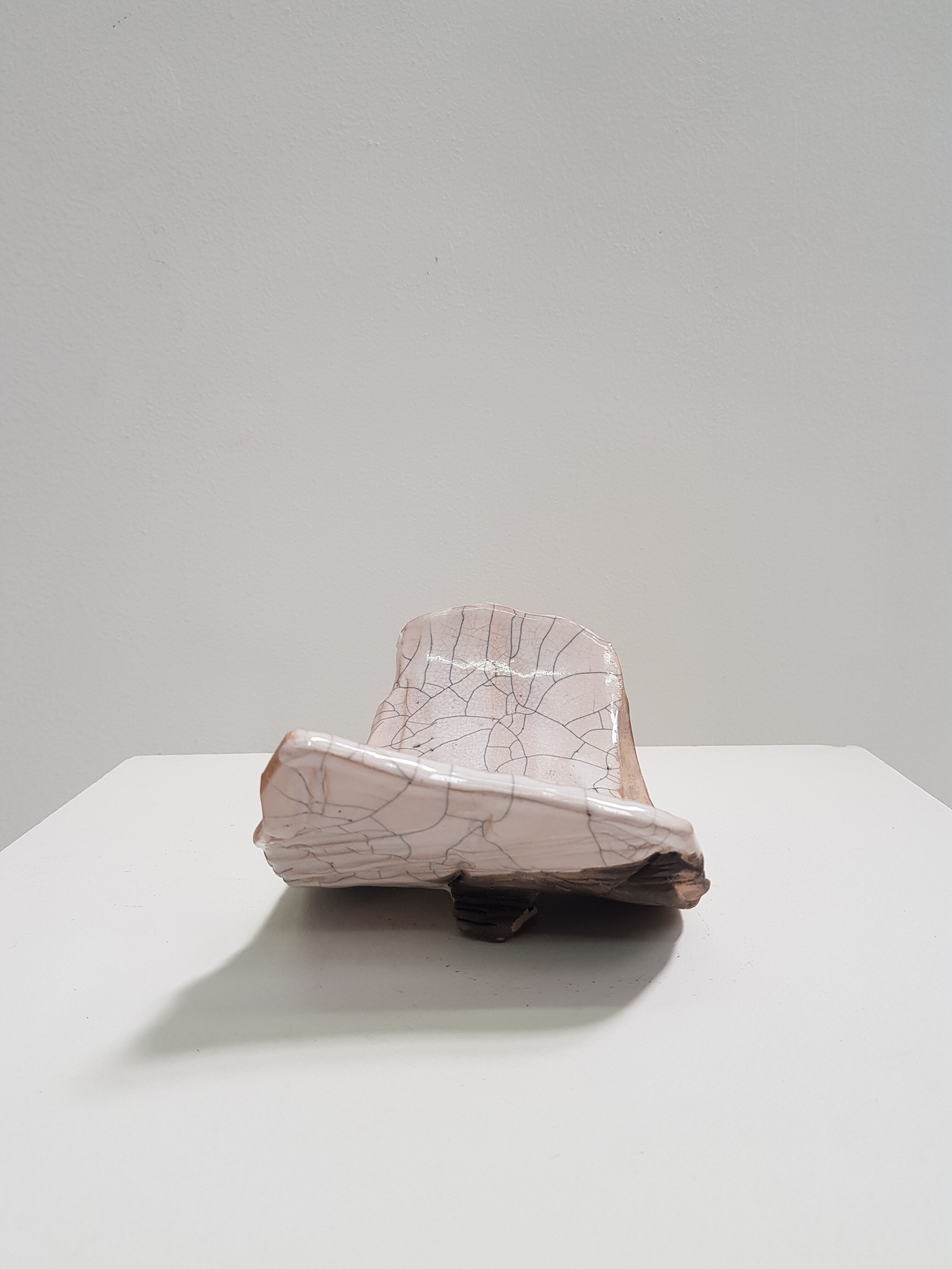 Raku ceramic cup by Annie Caputo