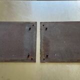 Gas stove protectors / large vintage enamel trivet The Creuset