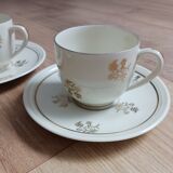 50s Limoges art porcelain cups