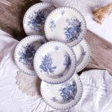 6 hollow plates iron earth model Flora