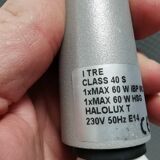 Hanging lamps in handmade/mouth-blown white Murano glass, Italy 1990s