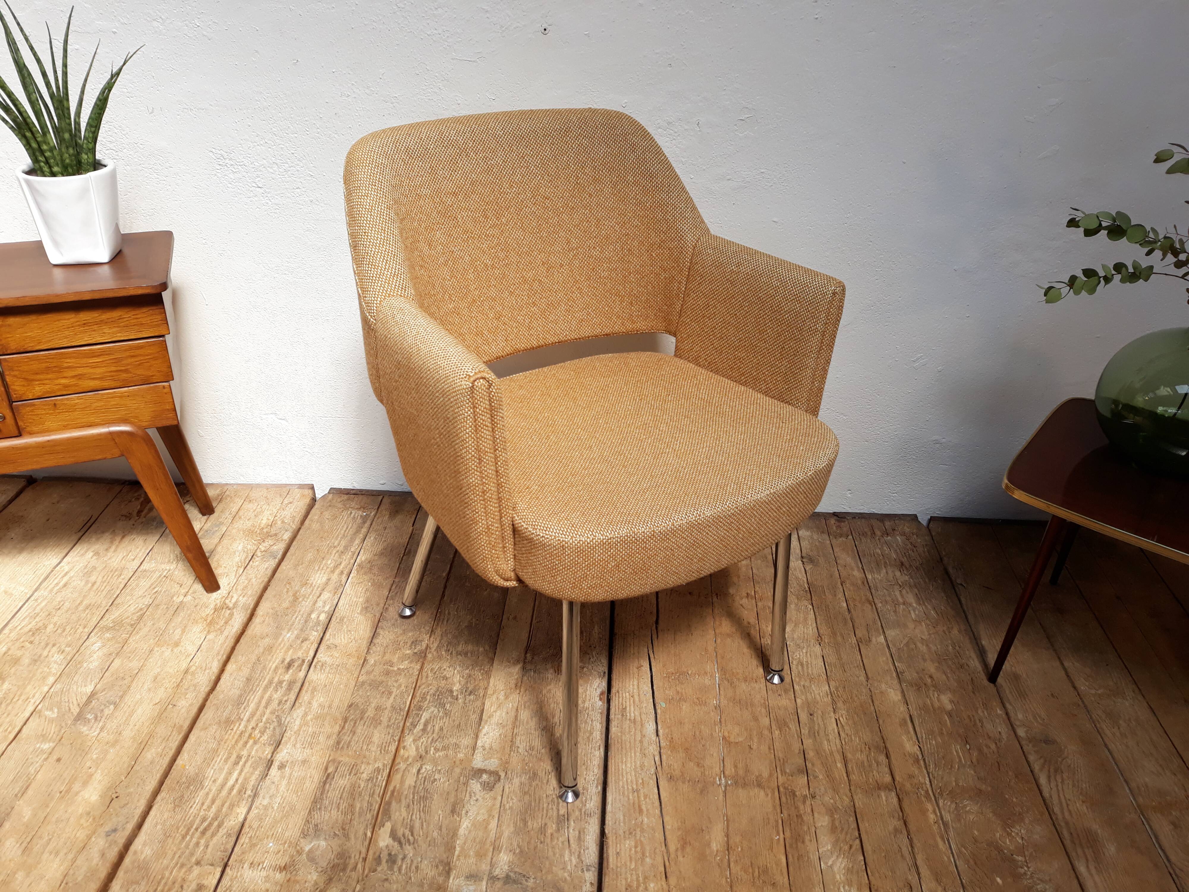 Vintage armchair design Pierre Gautier Delaye "Deauville"