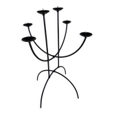 Chandelier sculptural en fer forgé