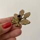 Set of 5 small vintage brass candlesticks / candle holders