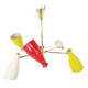 Mid century coloured chandelier, 1950s