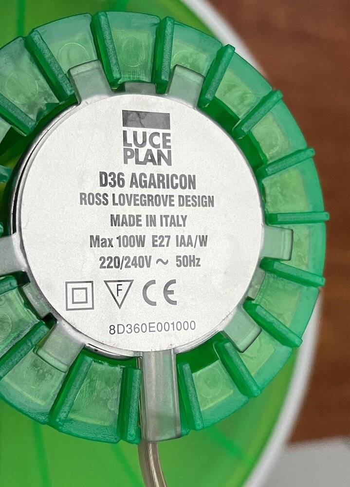 Italian table lamp model Agaricon D36 by Ross Lovegrove for Luceplan