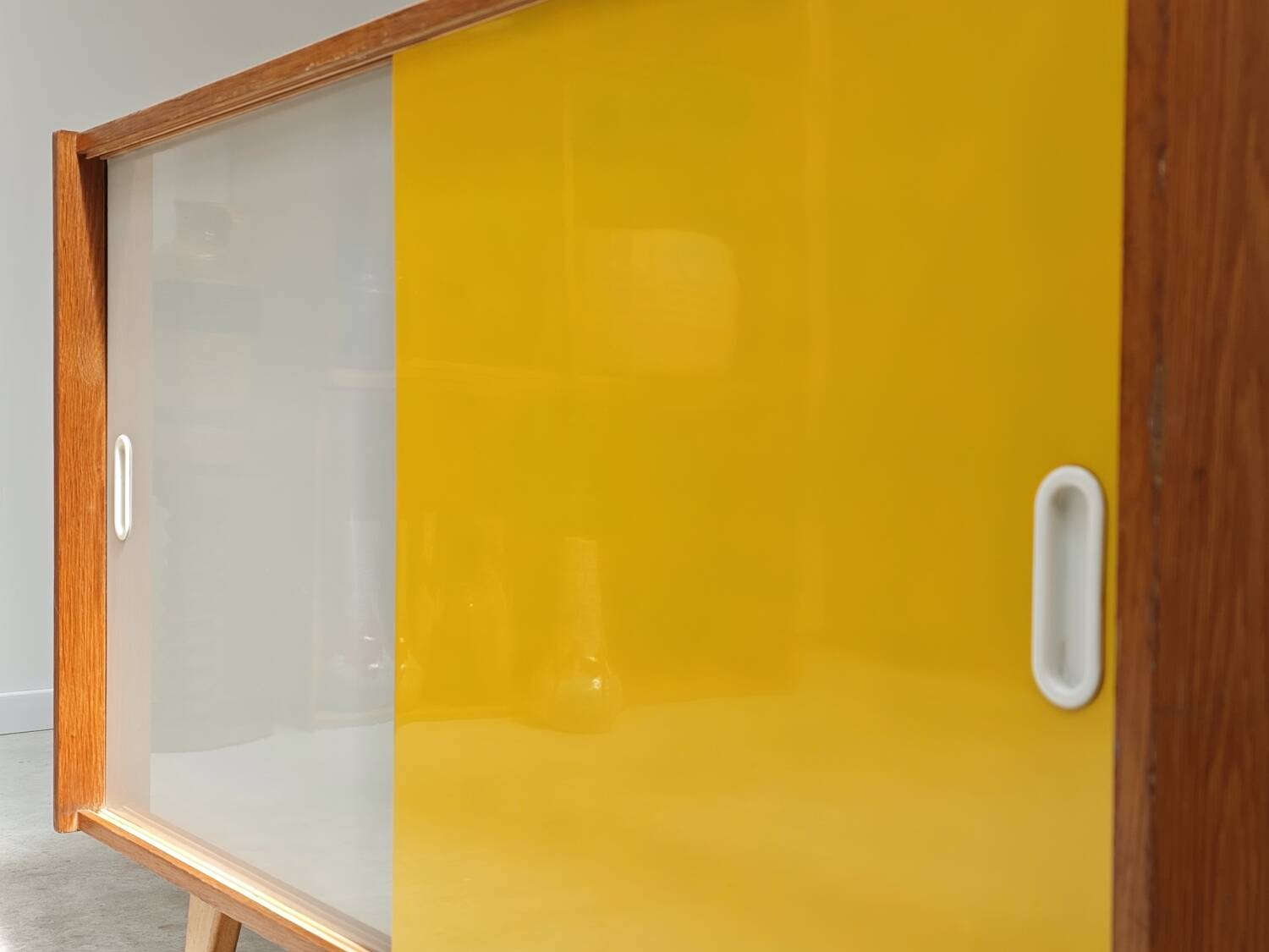 Yellow U 452 Commode Sideboard by Jiri Jiroutek for Interier Praha 1960