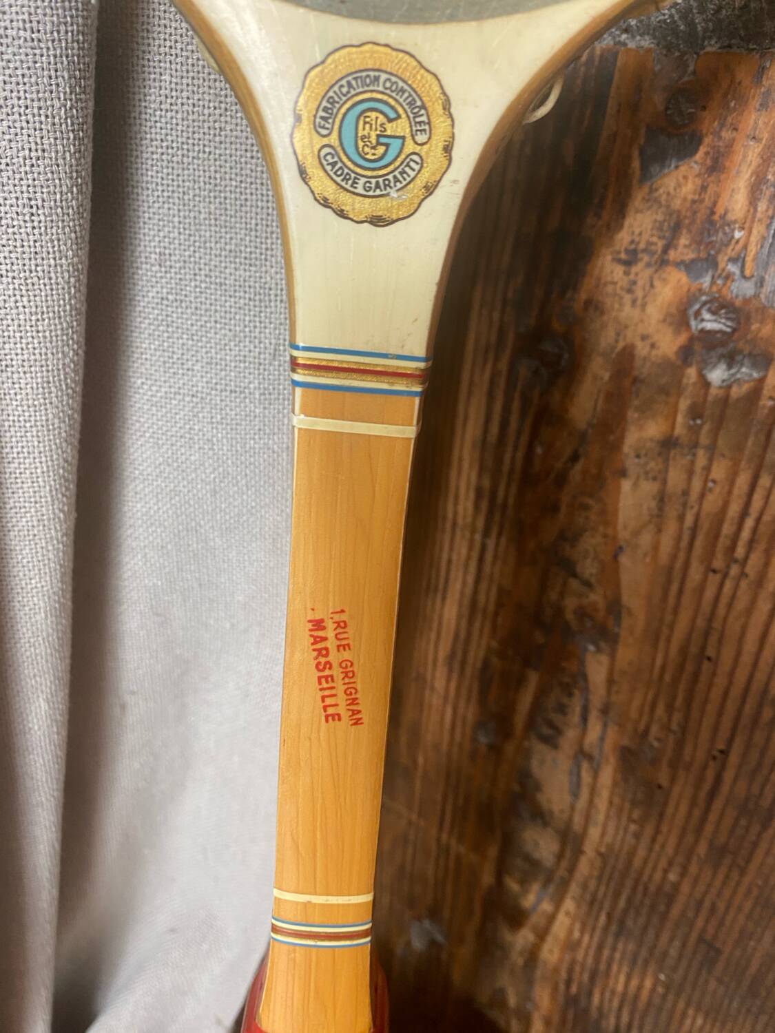 Vintage Gauthier et Fils tennis racket
