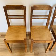 Set of 4 chairs from the 1960s.