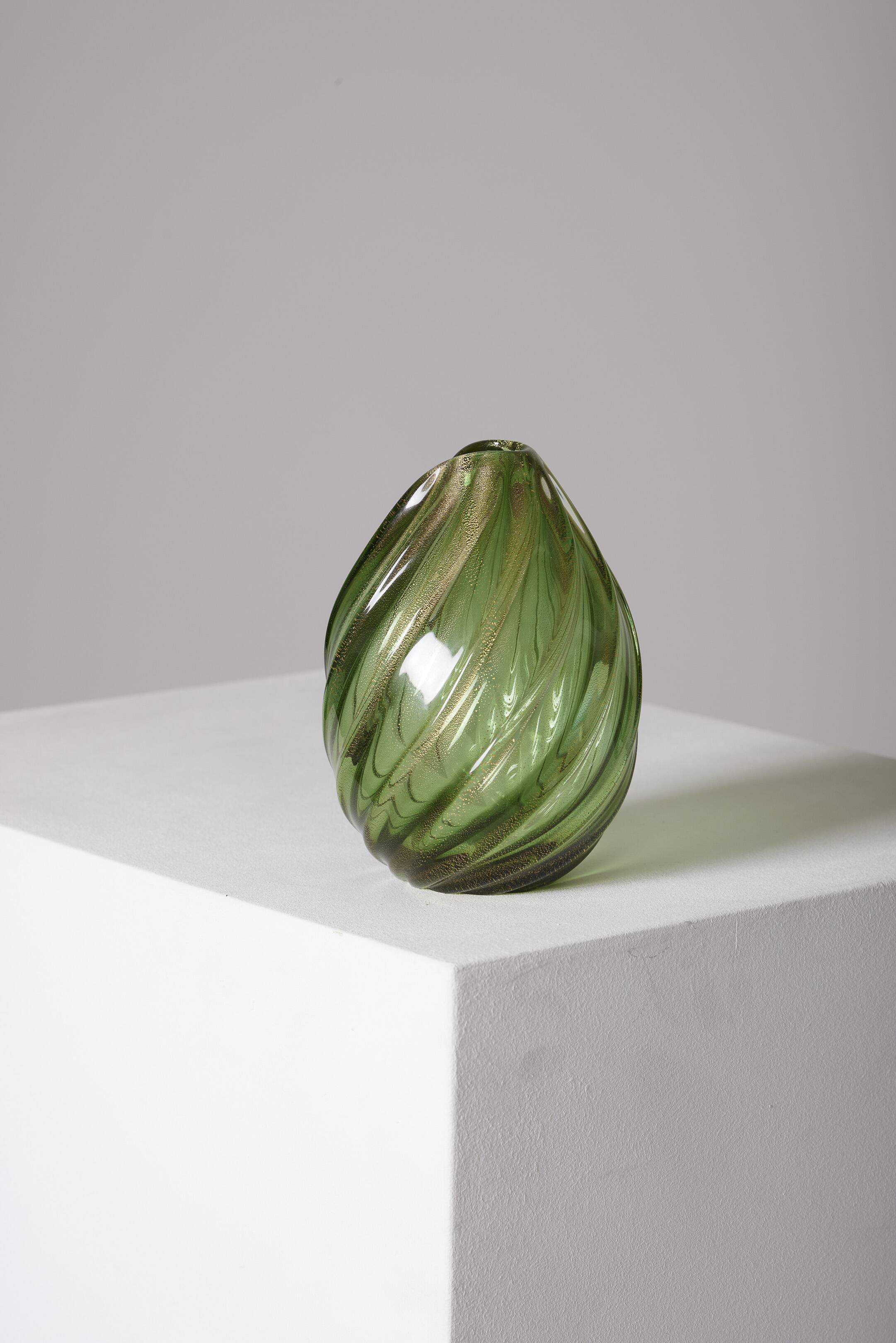 Murano blown glass vase by Archimede Seguso