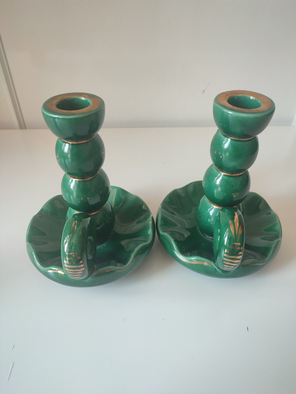 Bougeoirs en céramique
