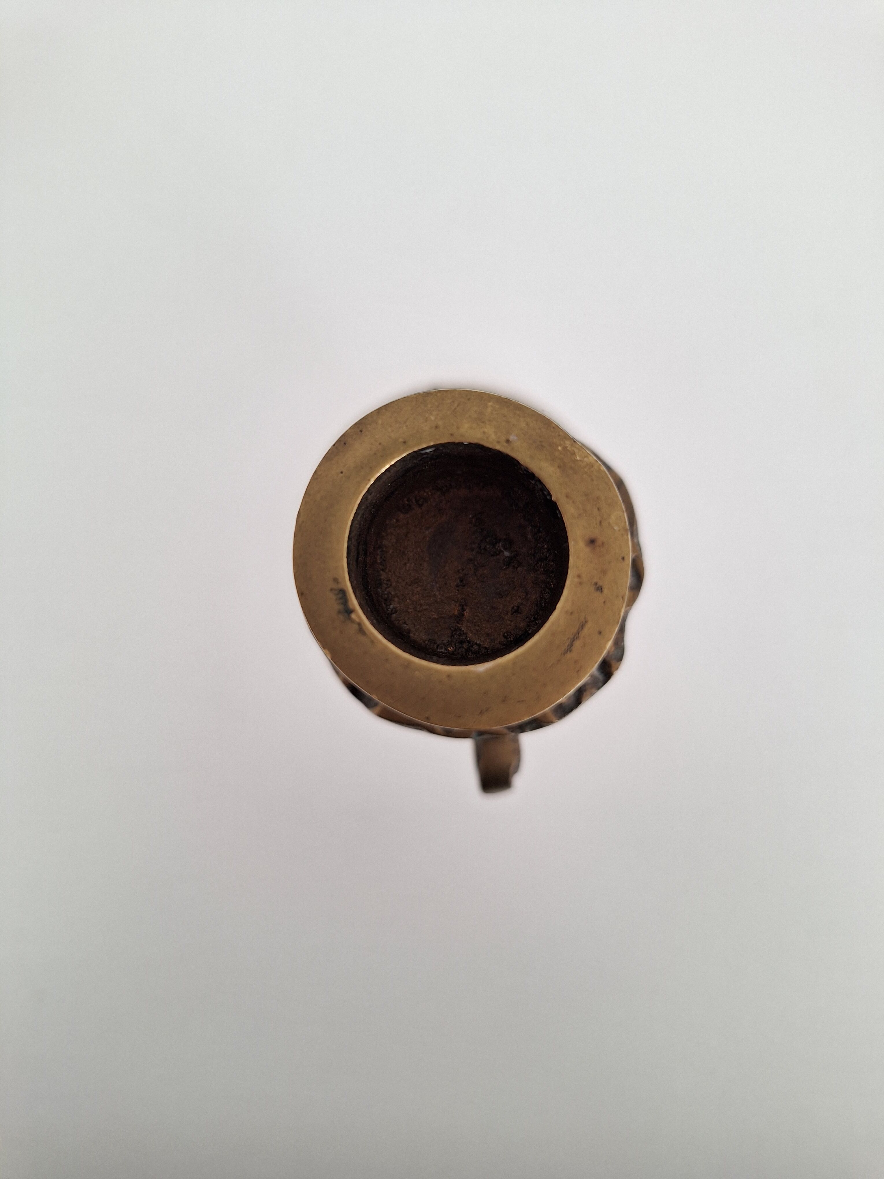 Vintage brass candle holder