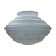 Vintage saucer lamp globe