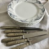 6 flat plates - Luneville KG - Angèle Service