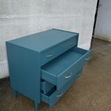 Blue vintage chest of drawers