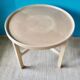 Cabinetmaker's coffee table in solid maple. Denmark 1990