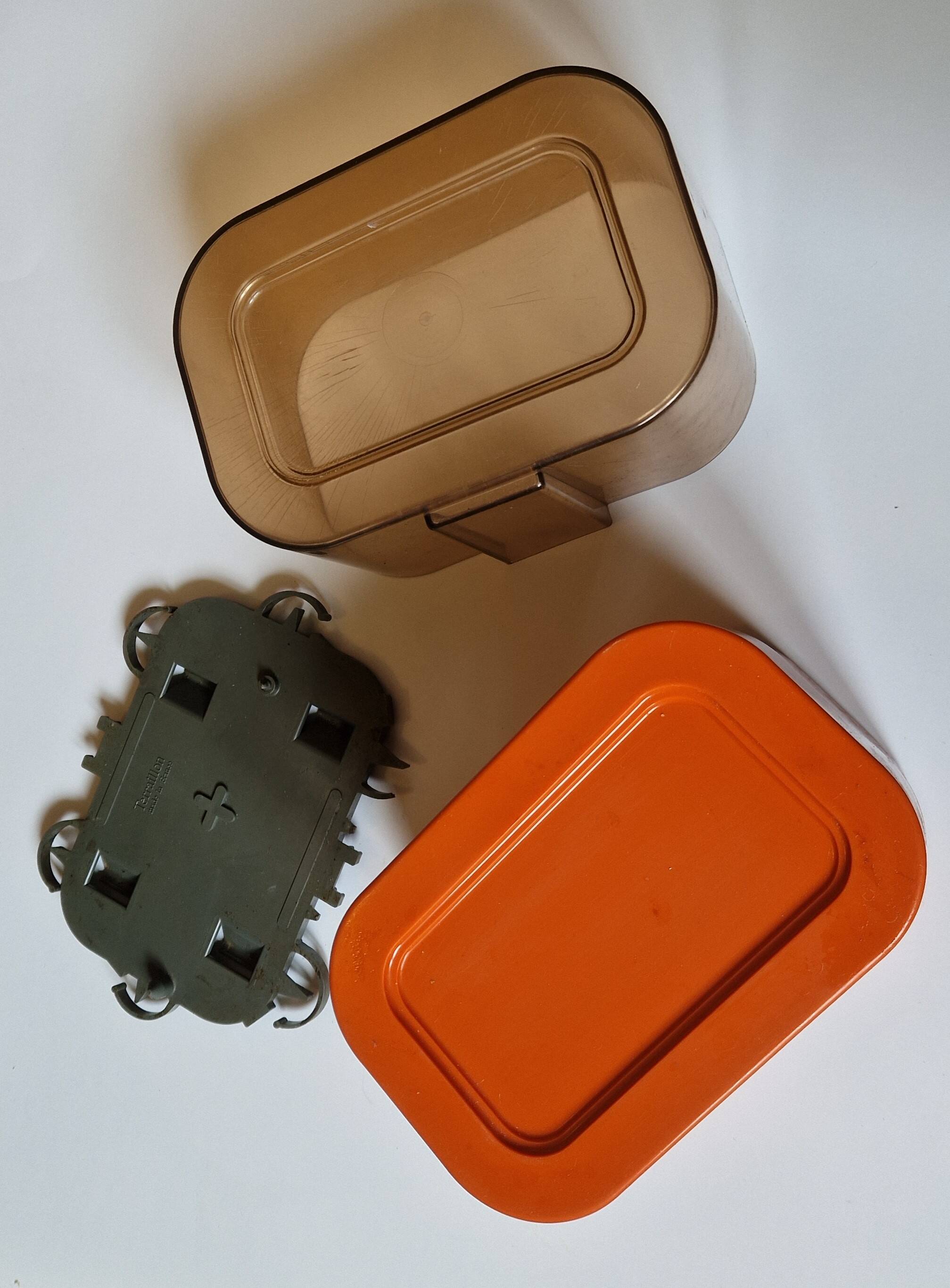 Terraillon 4000 orange kitchen scale vintage 1970