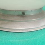 Large opaline globe ceiling light from the 50s/60s