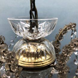 Lustre 10 branches pampilles