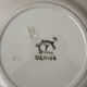 Old pottery pastry plate Badonviller Denise