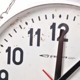 Double vintage station clock