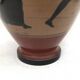 Reproduction of a Greek Attic-style black-figure vase depicting warriors