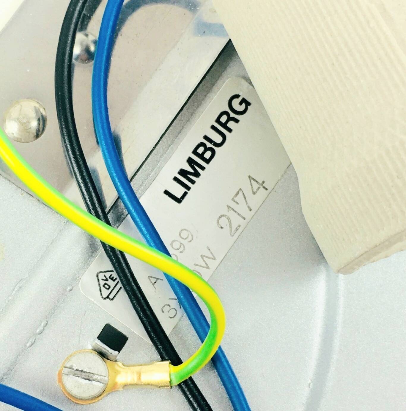 Extra Large Amber Bubble Glass Ceiling Light - H. Tynell for Limburg, 1960s