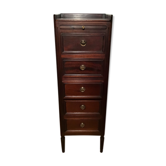 Chest of drawers with 5 drawers and one solid wood shelf
