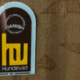 Danish Hundevad rosewood wall unit display cabinet 70s mid century vintage