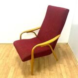 Retro TON armchairs by Antonín Šuman, bentwood, 1960s